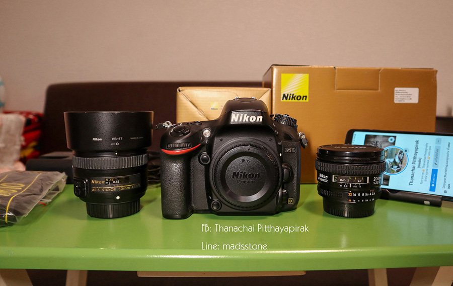 ขายมัดรวม ราคา 17,500 บาท ซื้อไปจบๆเลย Sale Nikon D610 / 50 1.8G / 20 2.8d ถูกๆ